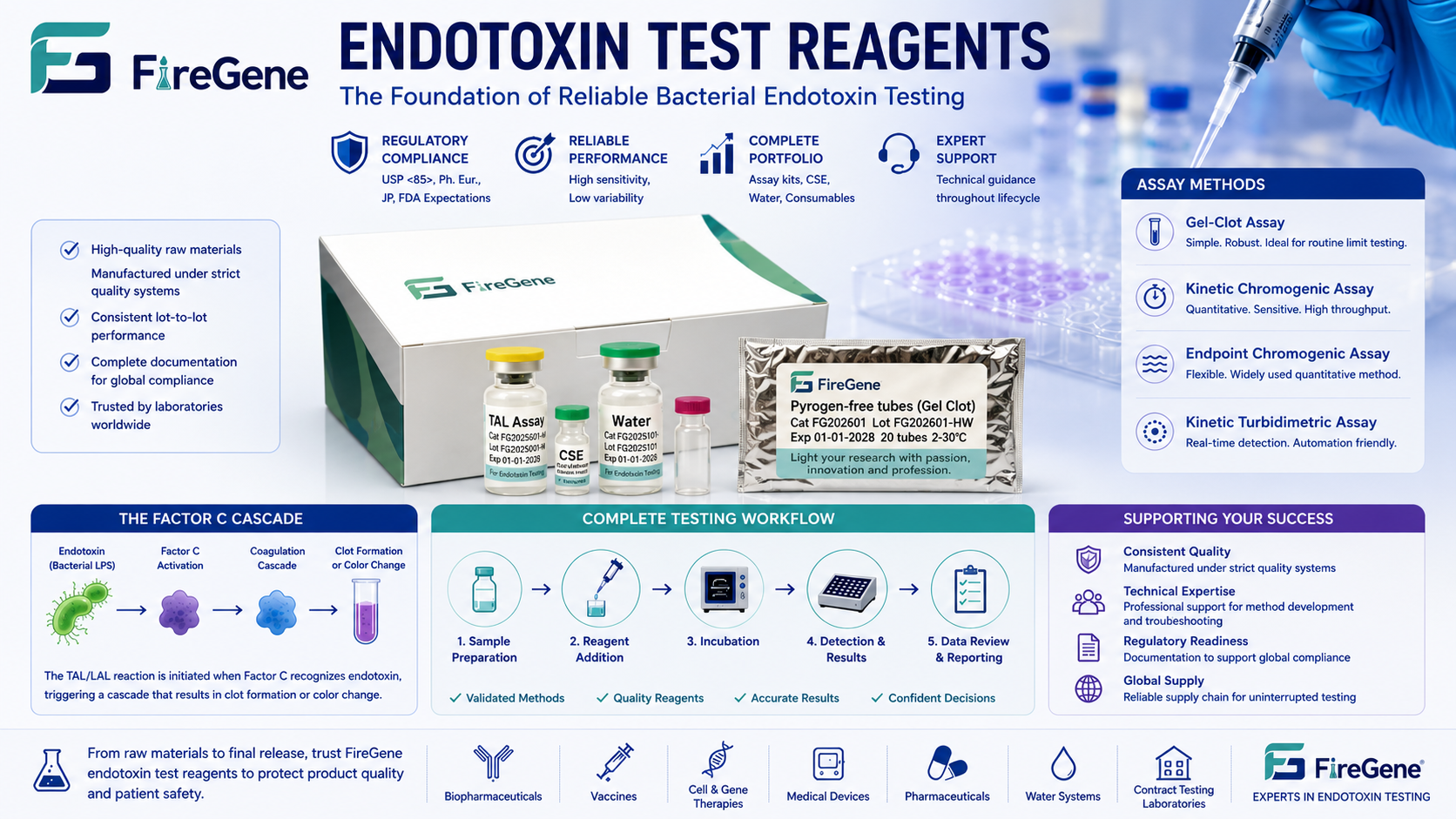 The Complete Guide to Endotoxin Test Reagents: Types, Principles, Selection, Validation, and Best Practices in 2026