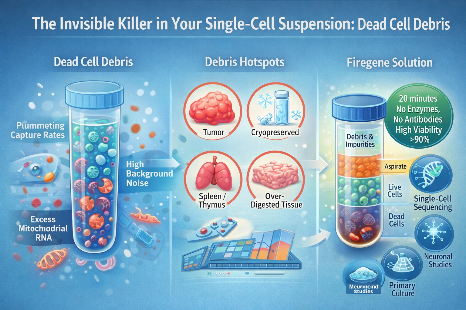 The "Invisible Killer" in Your Suspension: Your Experimental Data Is Being Silently Devoured by Dead Cell Debris!
