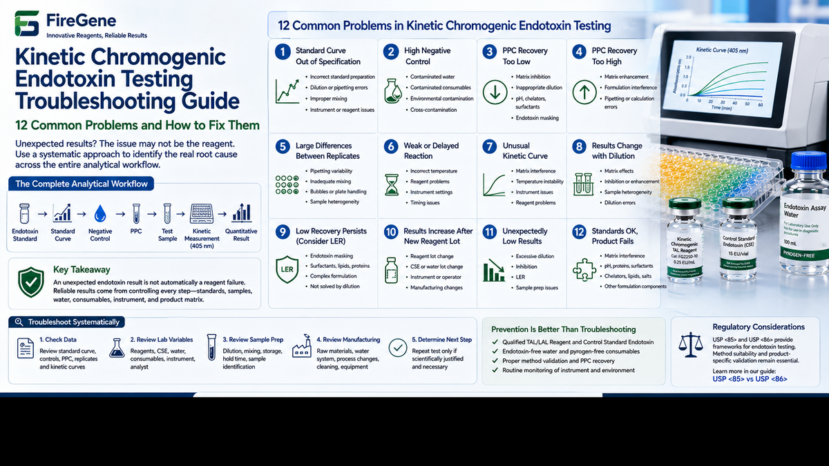 Kinetic Chromogenic Endotoxin Testing Troubleshooting Guide: 12 Common Problems and How to Fix Them