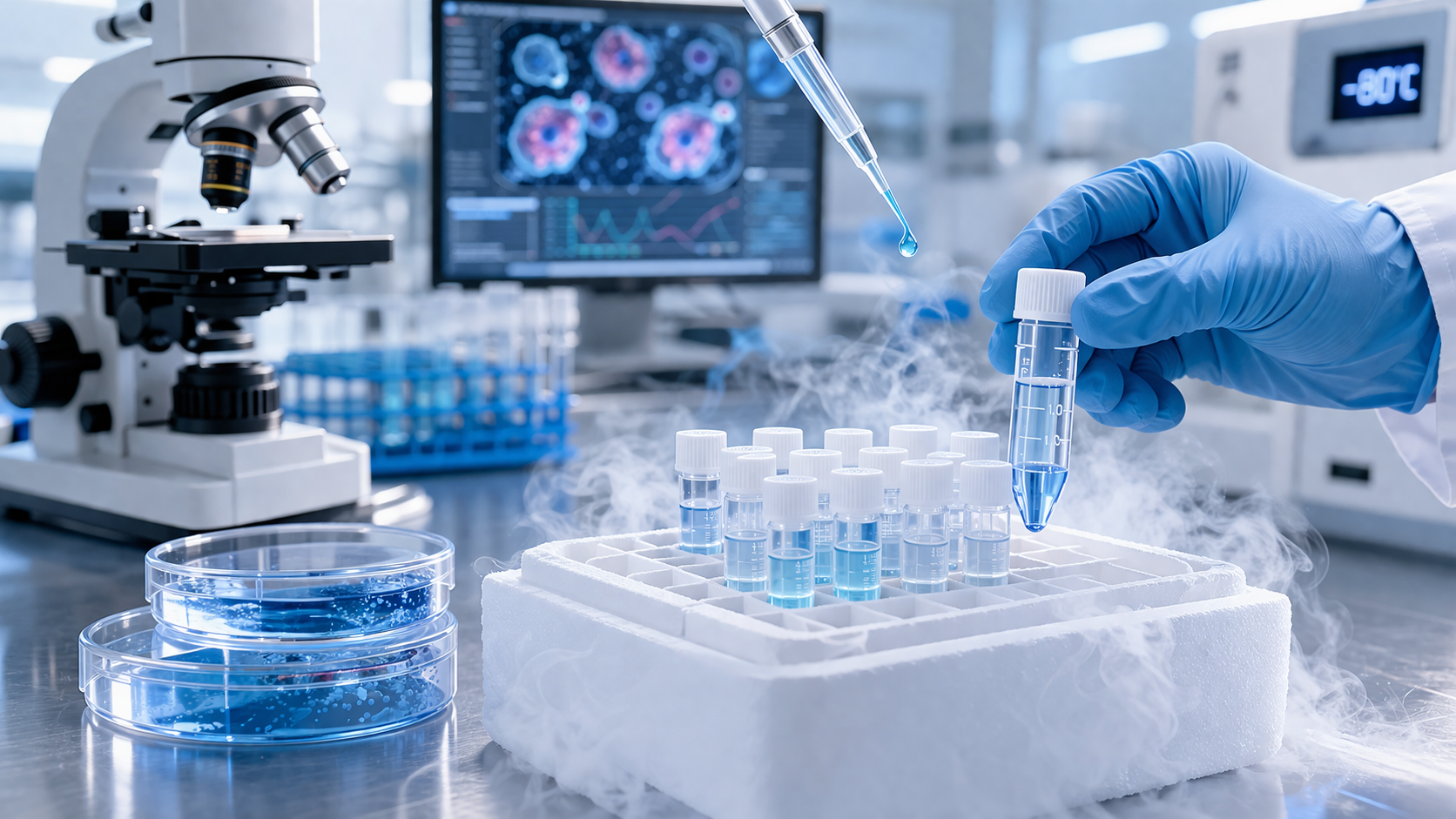 Cryopreservation Solution for Cell Therapy Research | Universal Freezing Kit Supplier and Purchase Guide