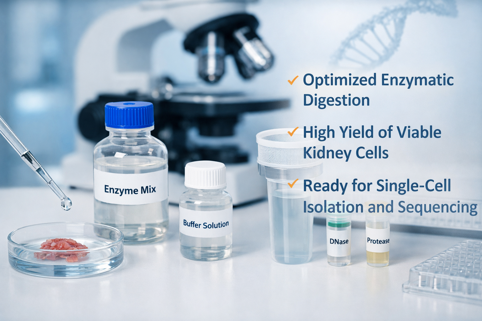 Best Kidney Dissociation Kit for Renal Cell Isolation | Research Reagent Supplier Guide
