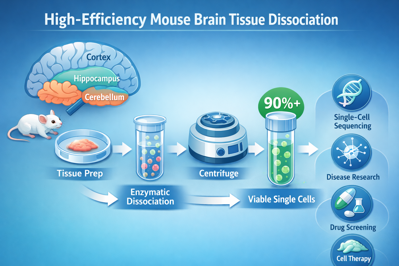 Firegene Mouse Brain Tissue Dissociation Kit Launches a New Era of High-Efficiency Neuroscience Research