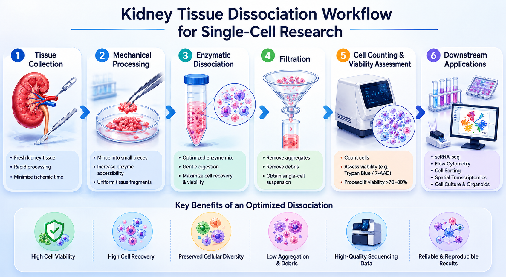 Kidney Tissue Dissociation for Single-Cell RNA Sequencing: Protocols, Challenges, and Best Practices for Modern Kidney Research