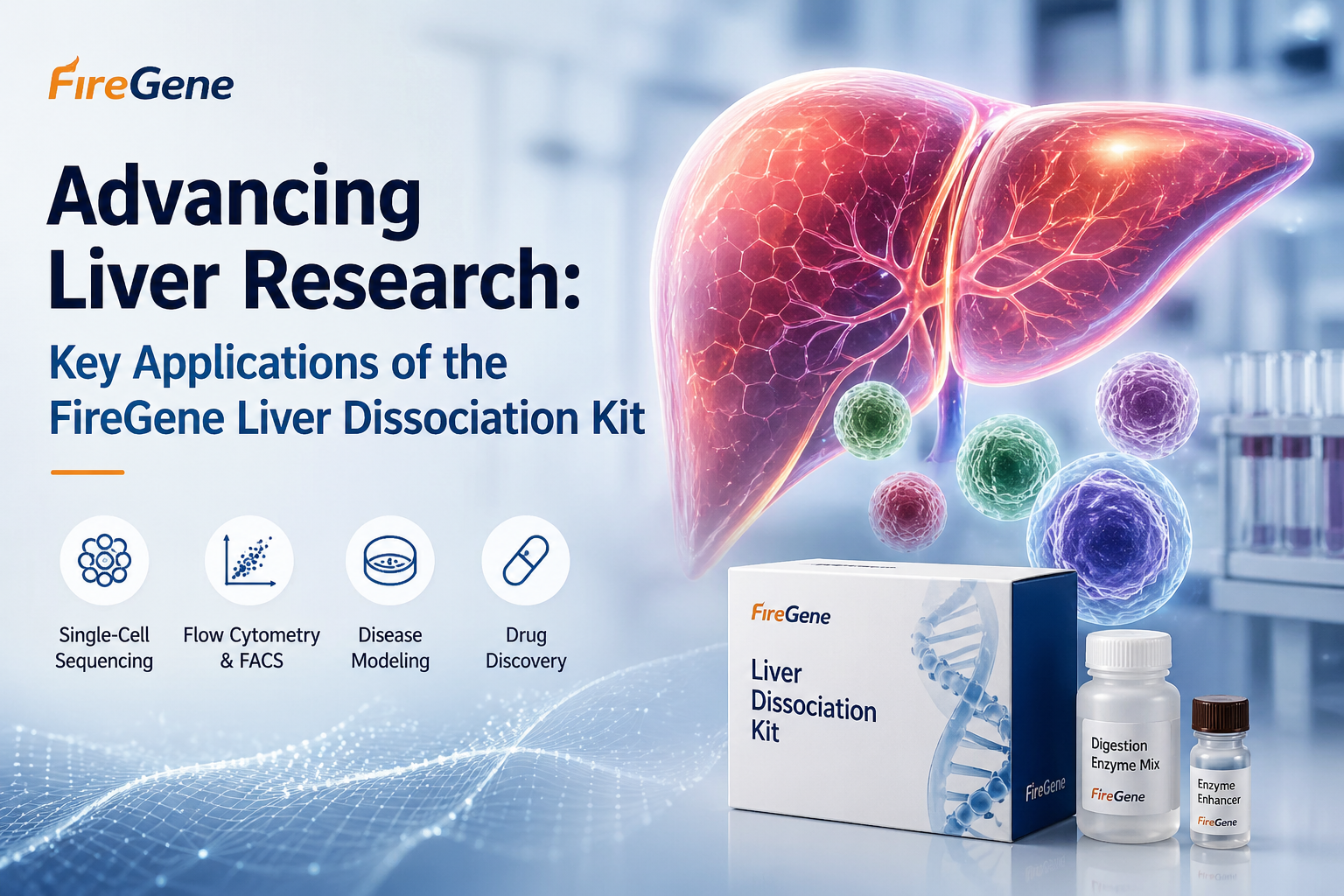 Advancing Liver Research: Key Applications of the FireGene Liver Dissociation Kit