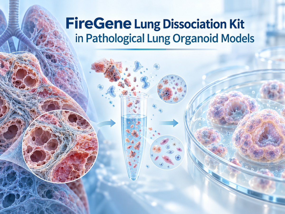 Application of FireGene Lung Dissociation Kit in Establishing Pathological Lung Organoid Models
