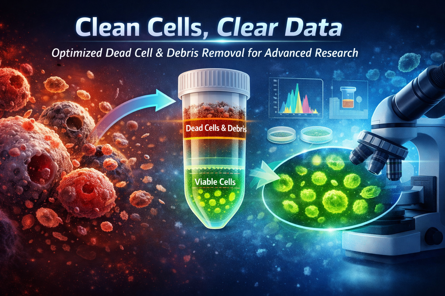 Clean Cells, Clear Data: An Optimized Method for Removing Dead Cells and Debris in Advanced Research Workflows
