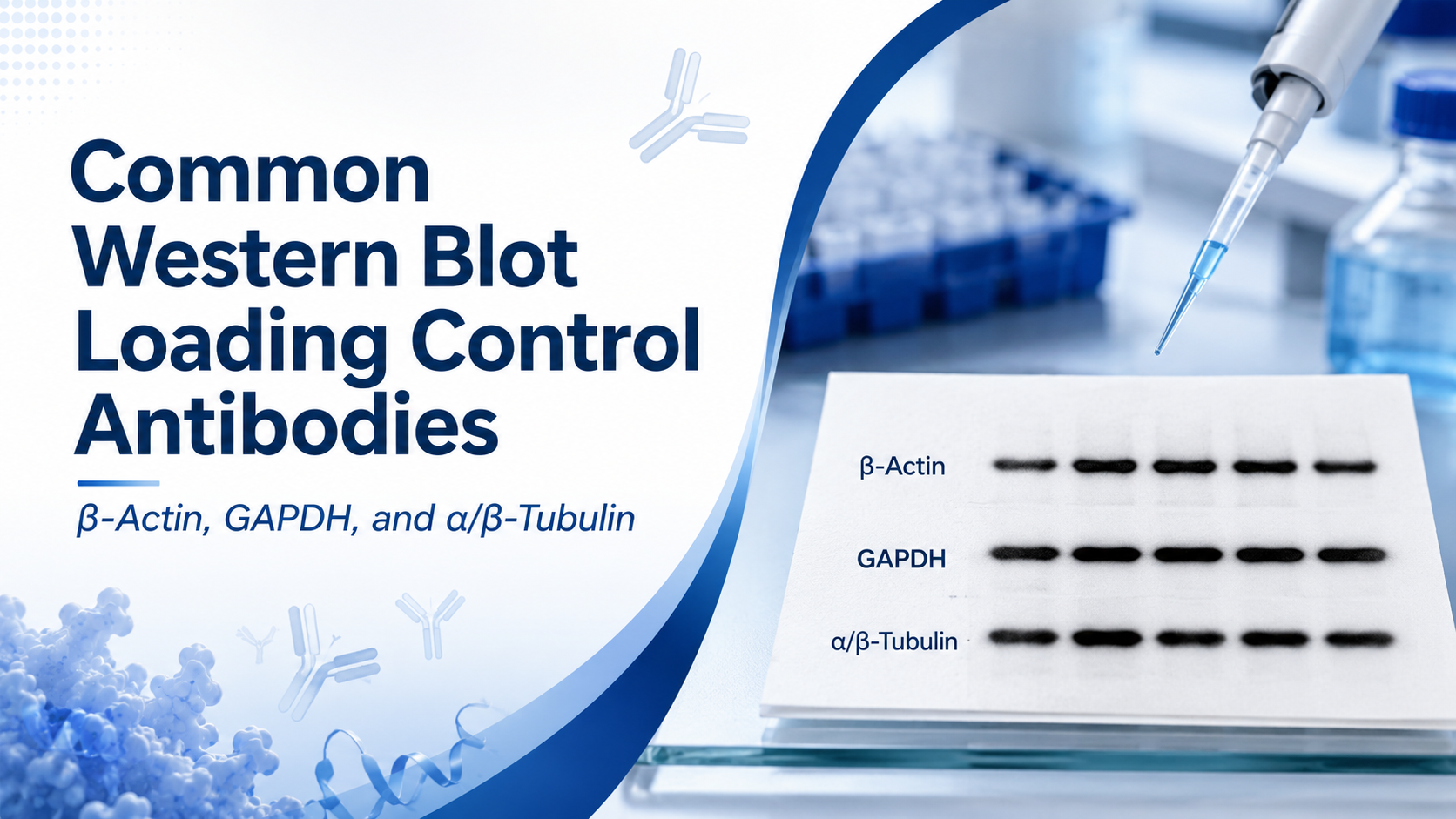 Common Western Blot Loading Control Antibodies: β-Actin, GAPDH, and α/β-Tubulin