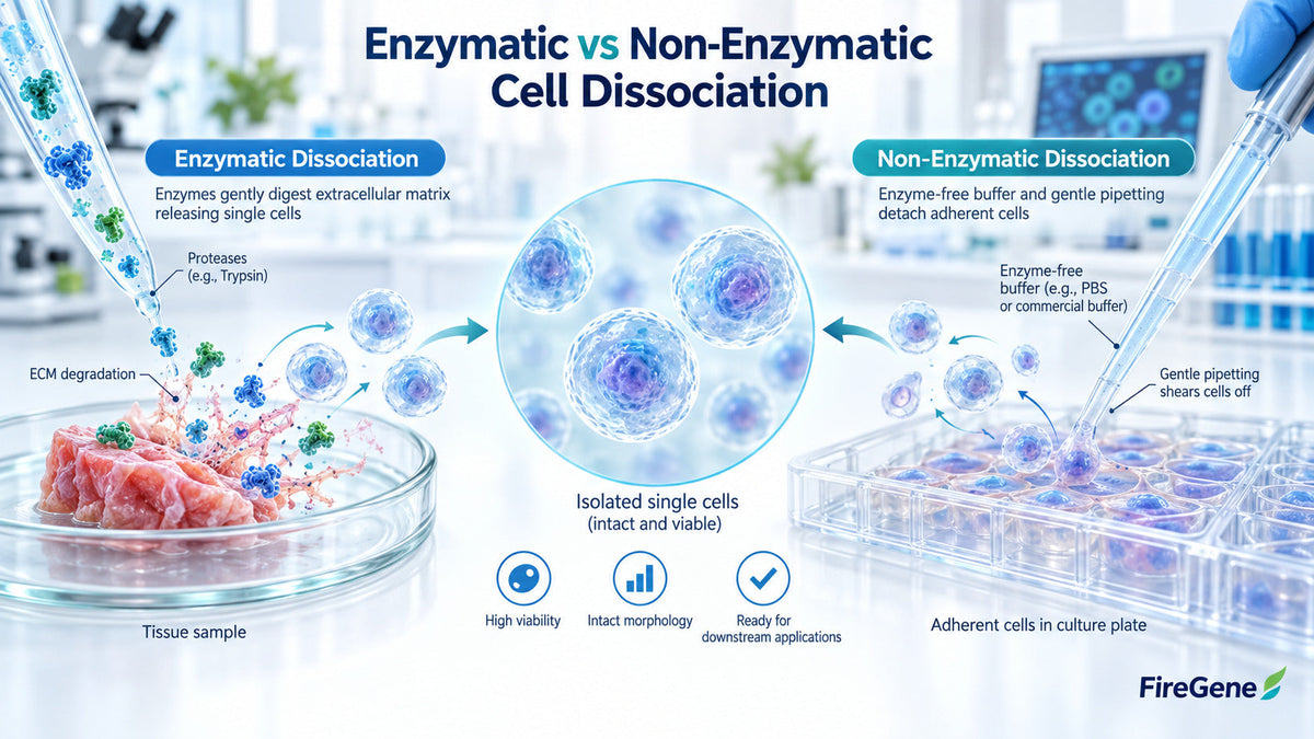 enzymatic vs non-enzymatic cell dissociation