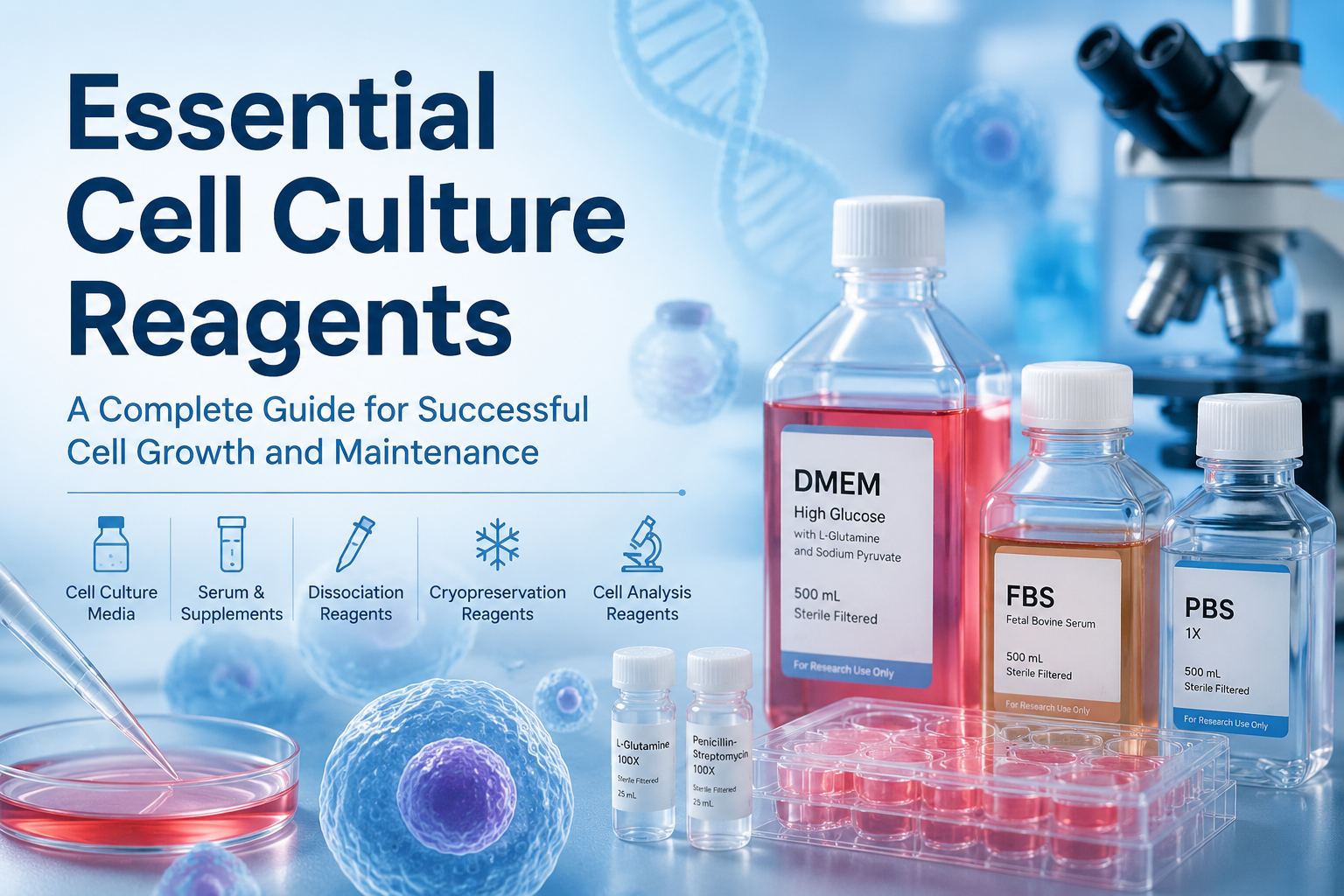 Essential Cell Culture Reagents: A Complete Guide for Successful Cell Growth and Maintenance