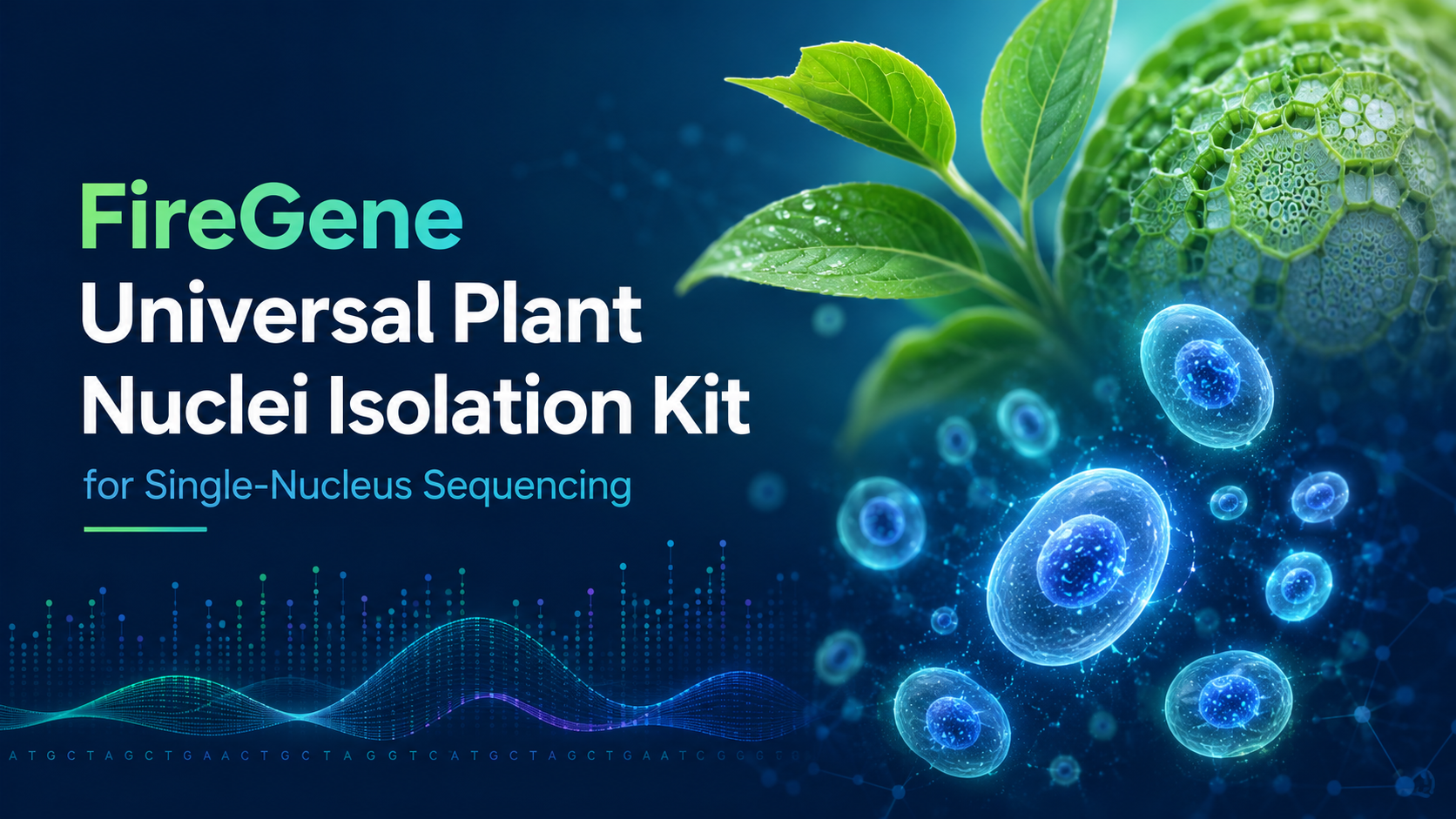 FireGene Universal Plant Nuclei Isolation Kit: Enabling High-Quality Single-Nucleus Sequencing in Plant Research