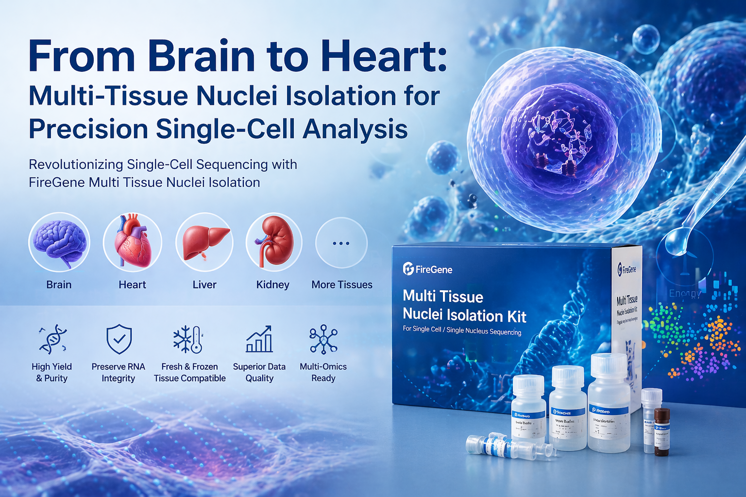 From Brain to Heart: Multi-Tissue Nuclei Isolation for Precision Single-Cell Analysis