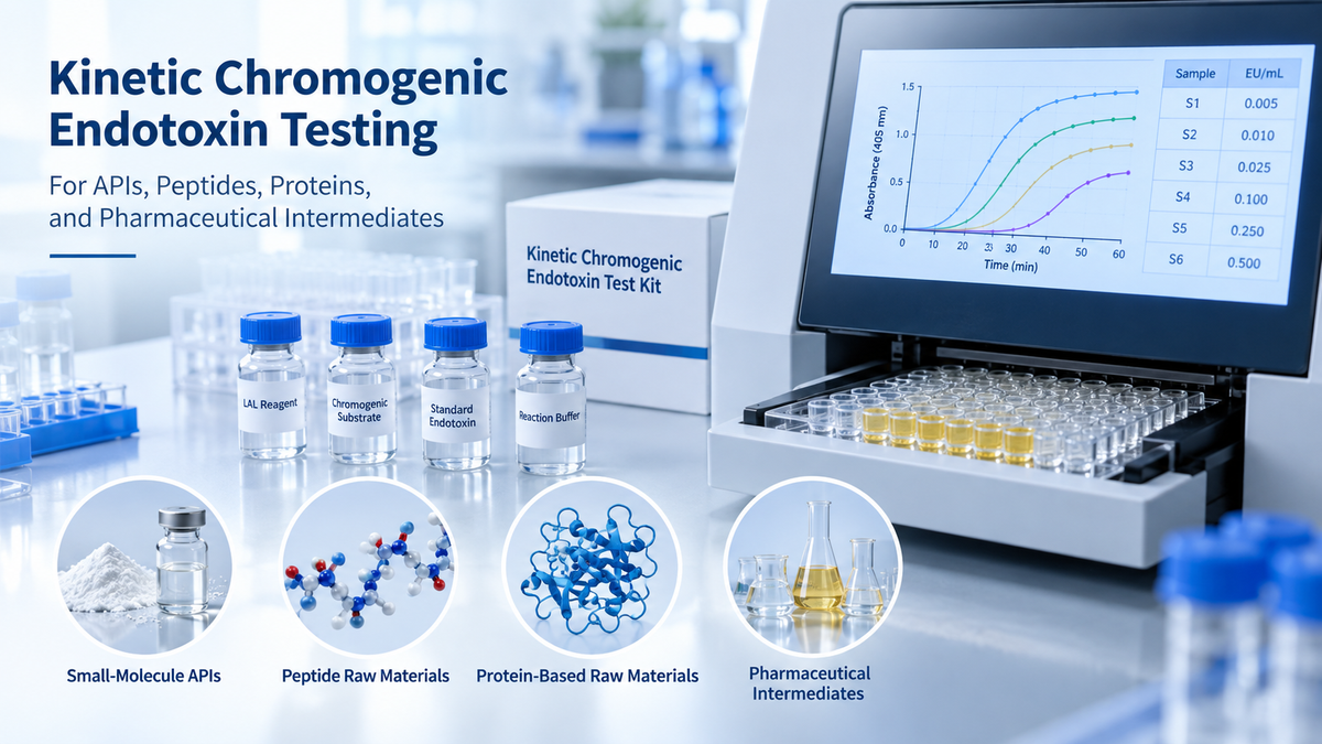 Kinetic Chromogenic Endotoxin Testing for APIs, Peptides, Proteins, and Pharmaceutical Intermediates