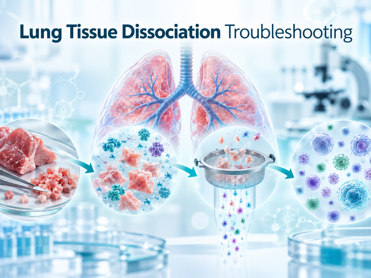 Lung Tissue Dissociation Troubleshooting: How to Improve Single-Cell Yield and Viability