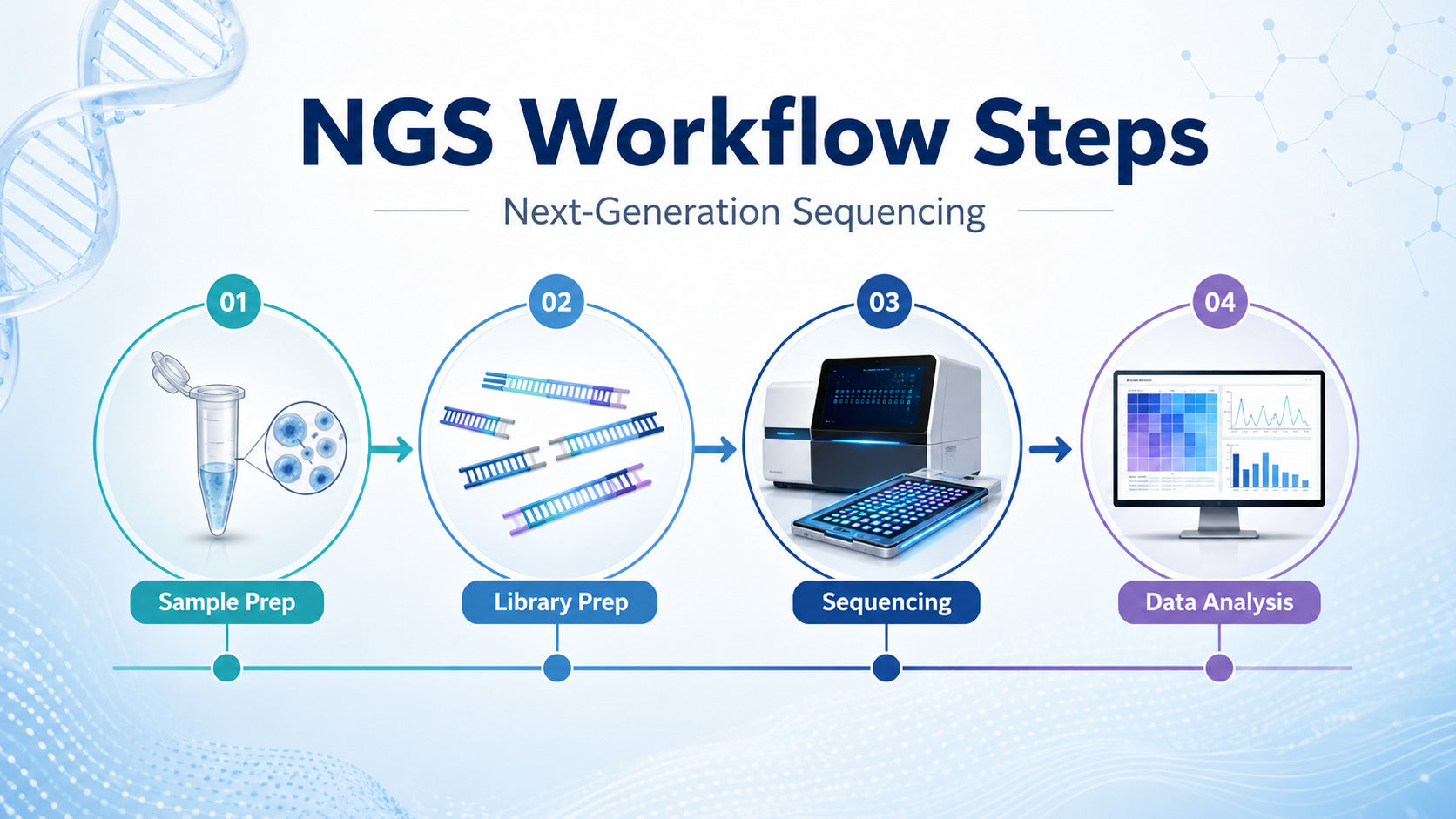 NGS workflow steps