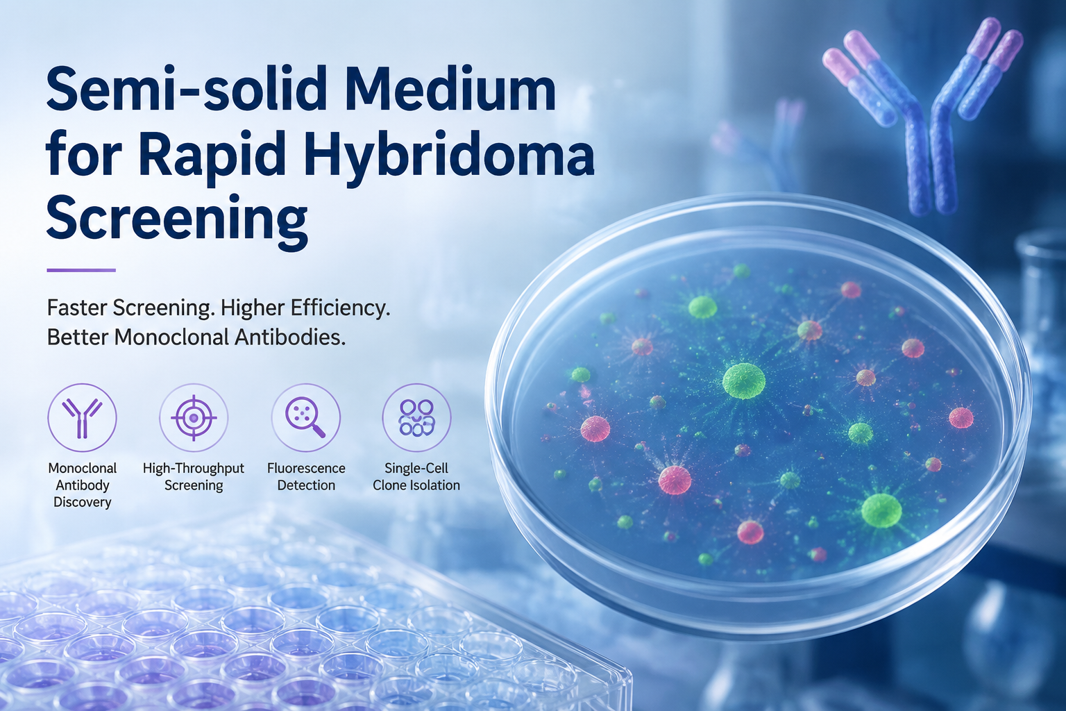Semi-solid Medium for Rapid Hybridoma Screening: Applications, Advantages, and Future of Monoclonal Antibody Discovery