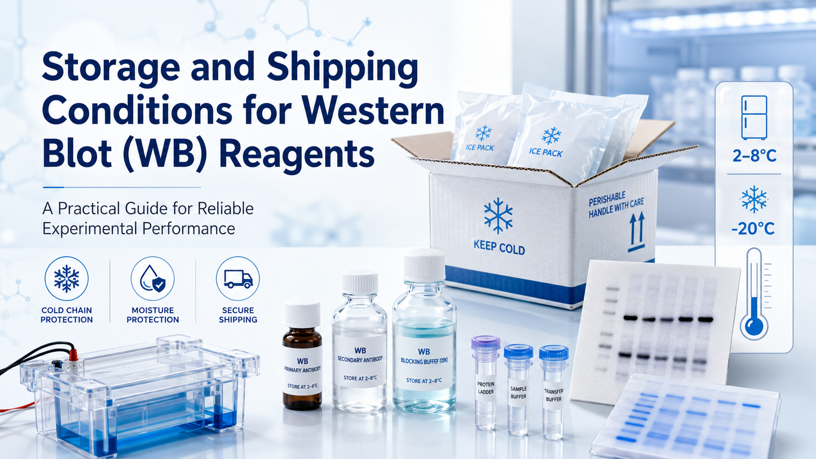 Storage and Shipping Conditions for Western Blot (WB) Reagents: A Practical Guide for Reliable Experimental Performance