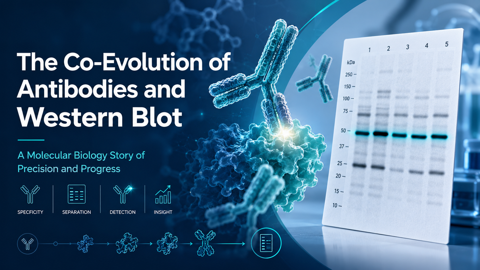 The Co-Evolution of Antibodies and Western Blot: A Molecular Biology Story of Precision and Progress
