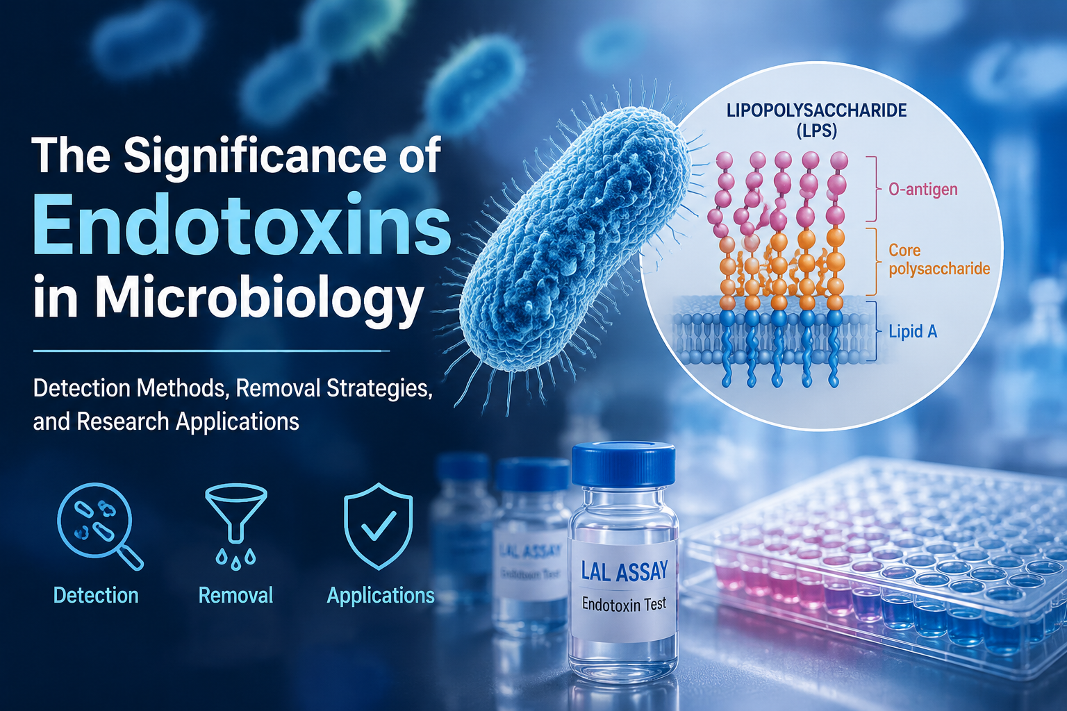 The Significance of Endotoxins in Microbiology: Detection Methods, Removal Strategies, and Research Applications