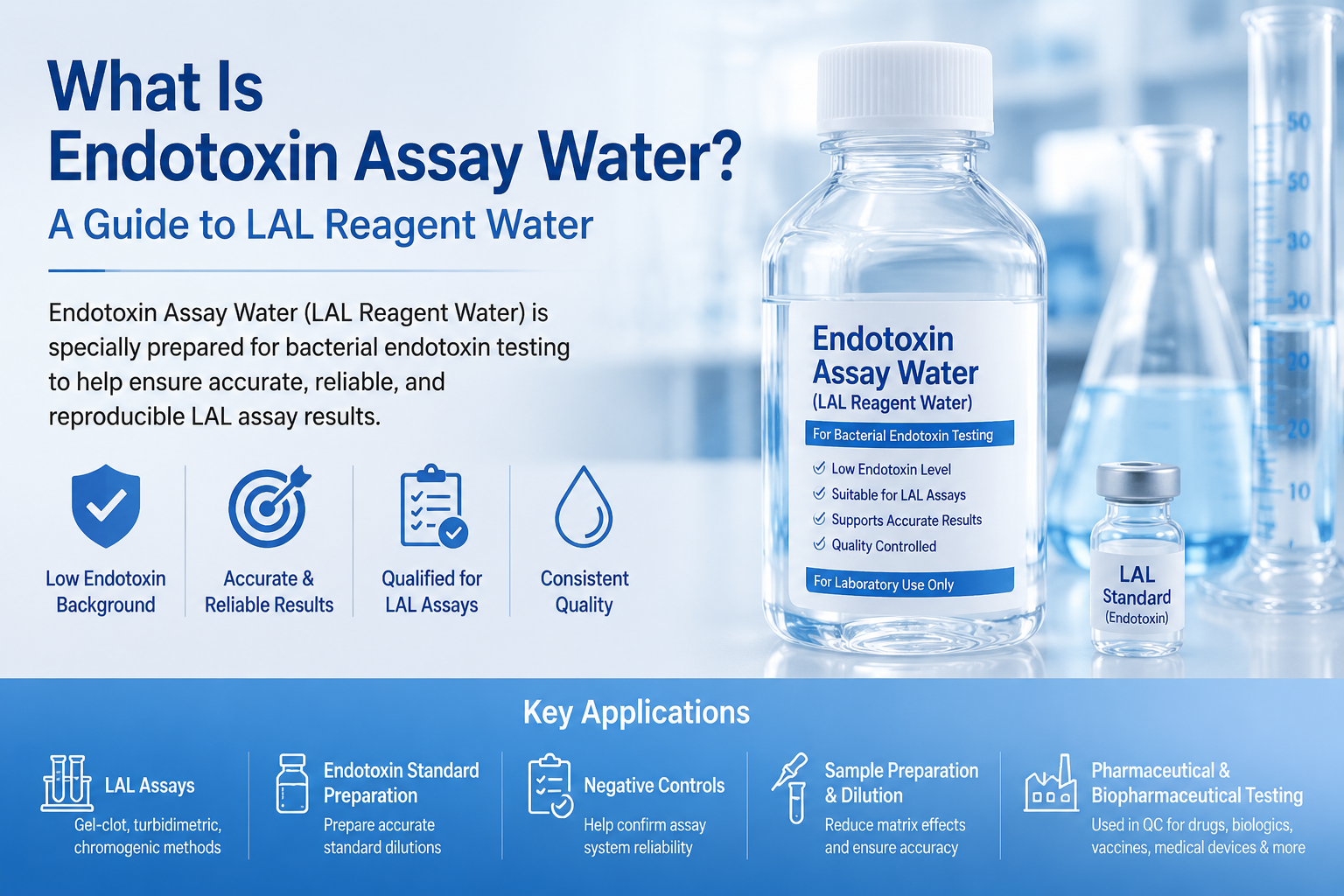 What Is Endotoxin Assay Water? A Guide to LAL Reagent Water