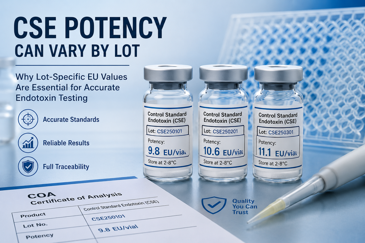 Why Must Control Standard Endotoxin (CSE) Potency Be Specified for Each Lot?