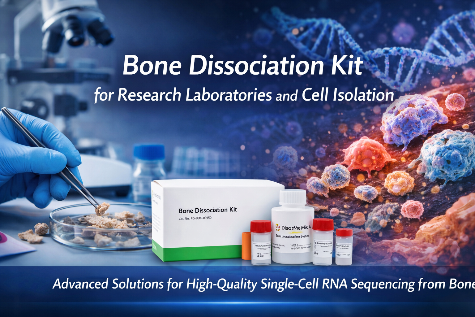FireGene Bone Dissociation Kit for Research Laboratories and Cell Isolation