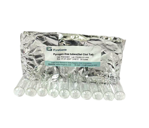 Endotoxin test tubes for bacterial endotoxin detection using gel clot method