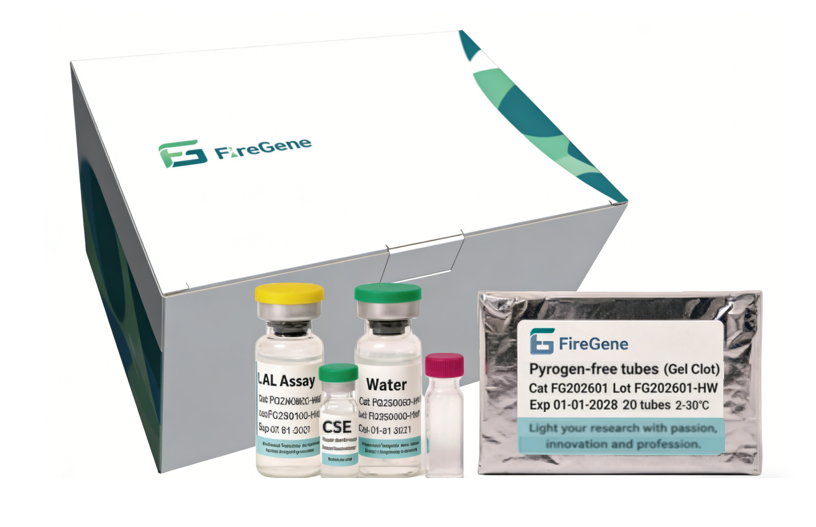 Endotoxin test kit for bacterial endotoxin detection using gel clot method