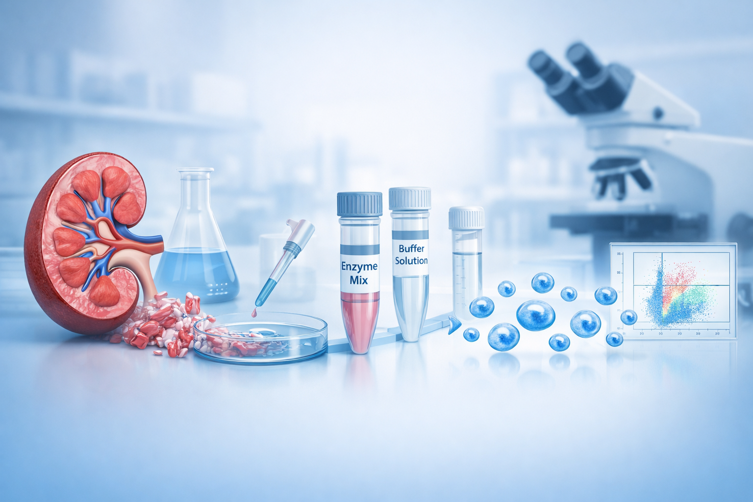 Kidney Dissociation Kit Supplier for Single-Cell Research
