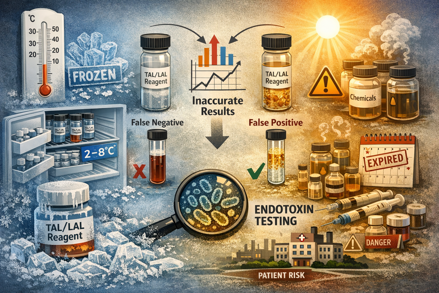 Impact of Improper Storage of TAL/LAL Reagents on Endotoxin Test Results