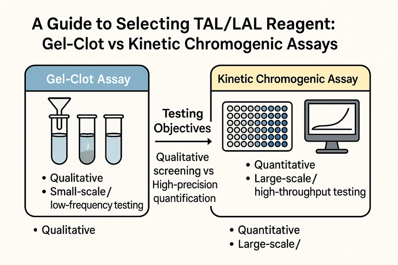 A Guide to Selecting TAL/LAL Reagent: Gel-Clot vs. Kinetic Chromogenic Assays and Application Insights