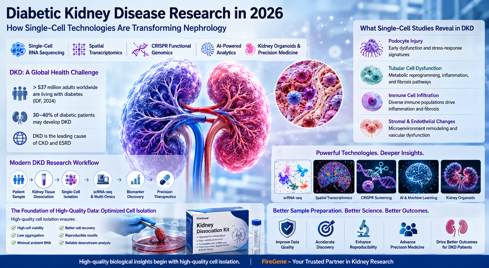 Diabetic Kidney Disease Research in 2026: How Single-Cell RNA Sequencing Is Accelerating Biomarker Discovery, Drug Development, and Precision Nephrology