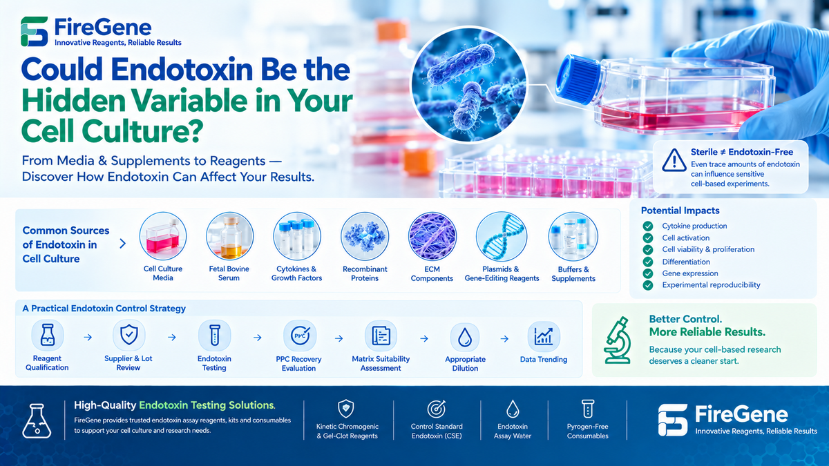 Endotoxin Testing for Cell Culture Media and Supplements: How Low-Level Endotoxin Contamination Can Affect Cell-Based Research