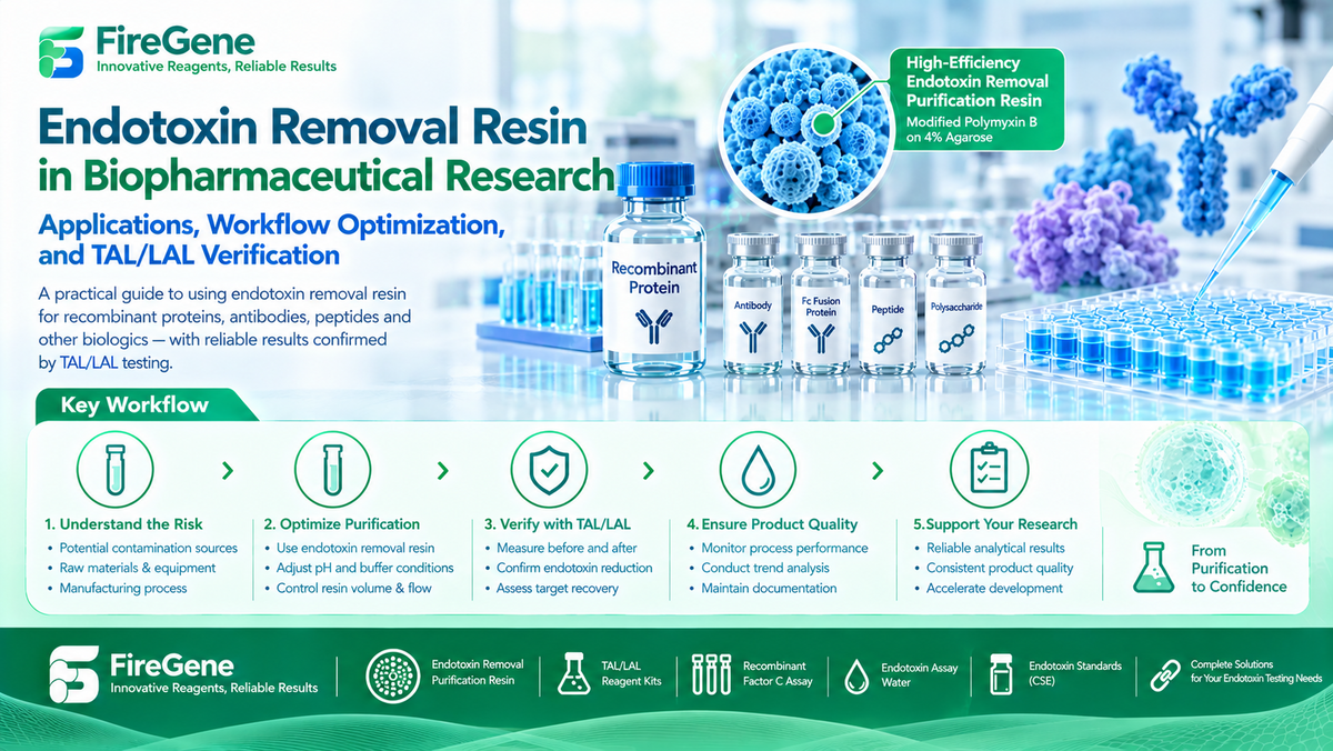 Endotoxin Removal Resin in Biopharmaceutical Research: Applications, Workflow Optimization, and TAL/LAL Verification