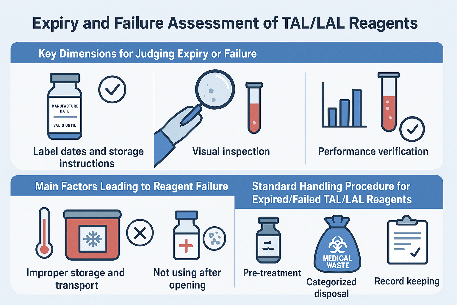 Expiry and Failure Assessment of TAL/LAL Reagents — Identification, Causes, and Handling