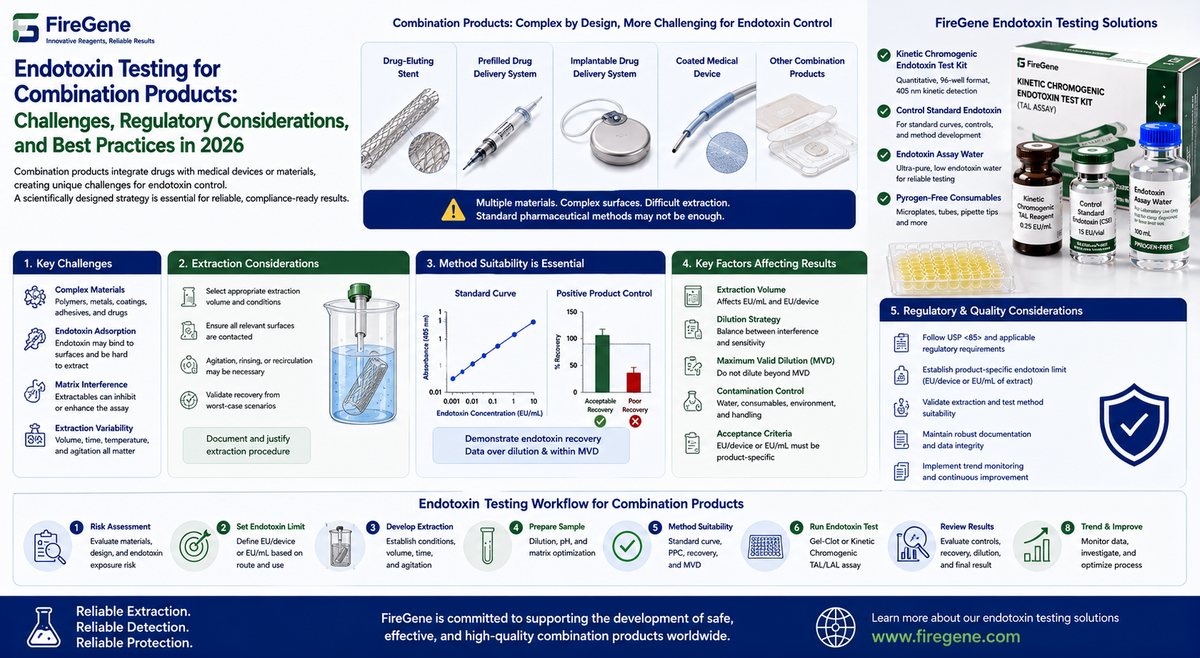 Endotoxin Testing for Combination Products: Challenges, Regulatory Considerations, and Best Practices in 2026