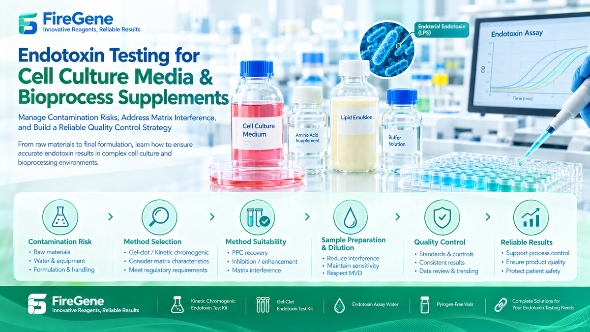 Endotoxin Testing in Cell Culture Media and Bioprocess Supplements: Sources of Contamination, Matrix Interference, and Quality Control