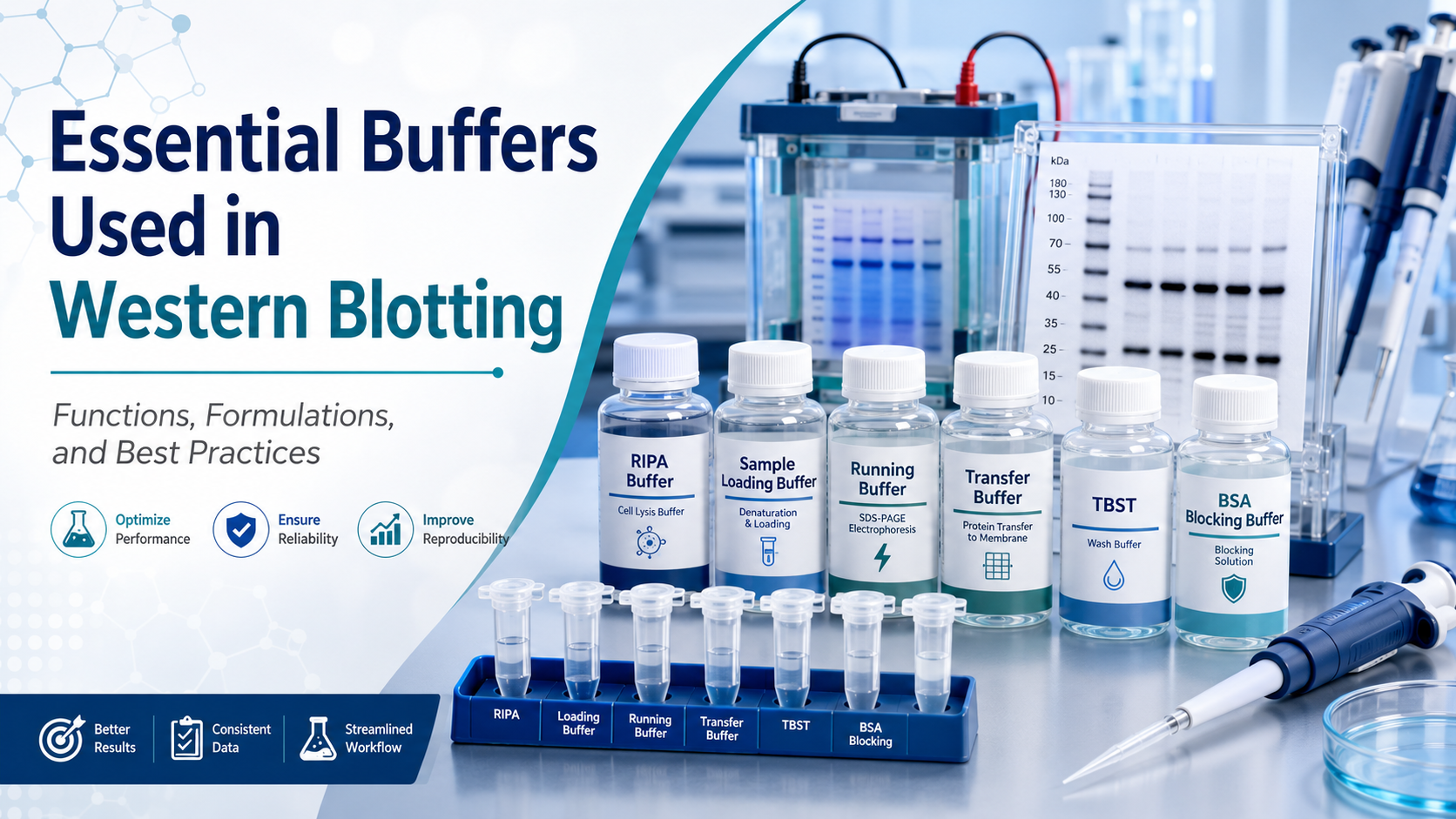 Essential Buffers Used in Western Blotting: Functions, Formulations, and Best Practices