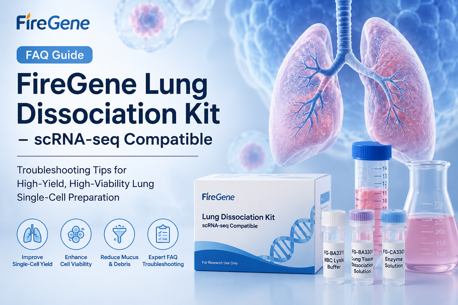 FireGene Lung Dissociation Kit – scRNA-seq Compatible FAQ: Practical Troubleshooting for High-Yield Lung Single-Cell Preparation