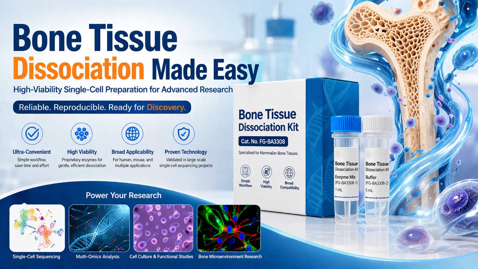 Is Bone Tissue Dissociation Too Difficult? This Specialized Kit Helps You Handle It with Ease!
