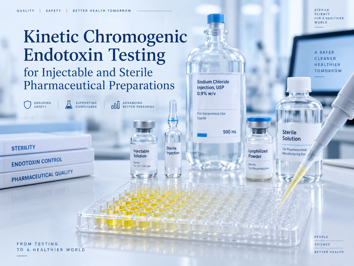 Kinetic Chromogenic Endotoxin Testing for Injectable and Sterile Pharmaceutical Preparations