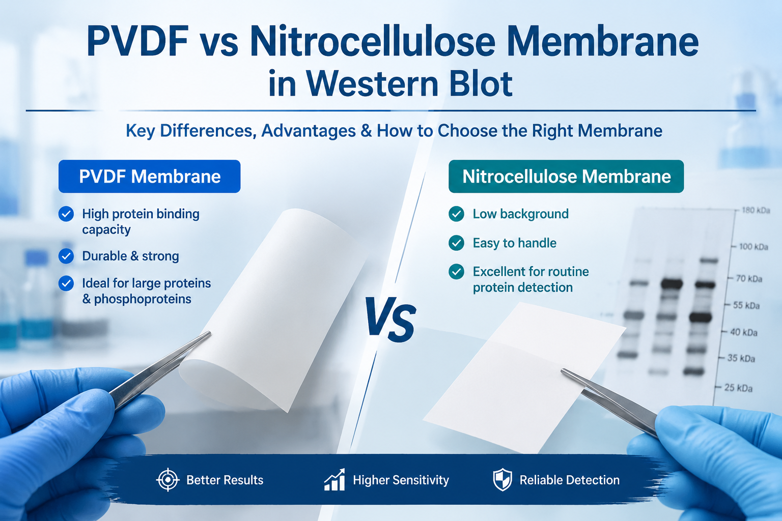 PVDF vs Nitrocellulose Membrane in Western Blot: Which Transfer Membrane Should You Choose?