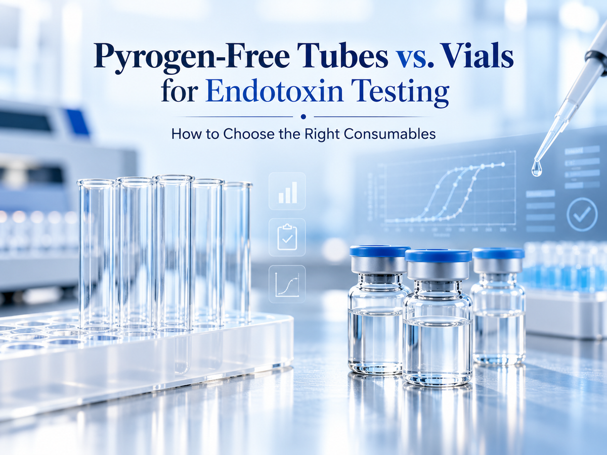 Pyrogen-Free Tubes vs. Vials: How to Choose the Right Consumables for