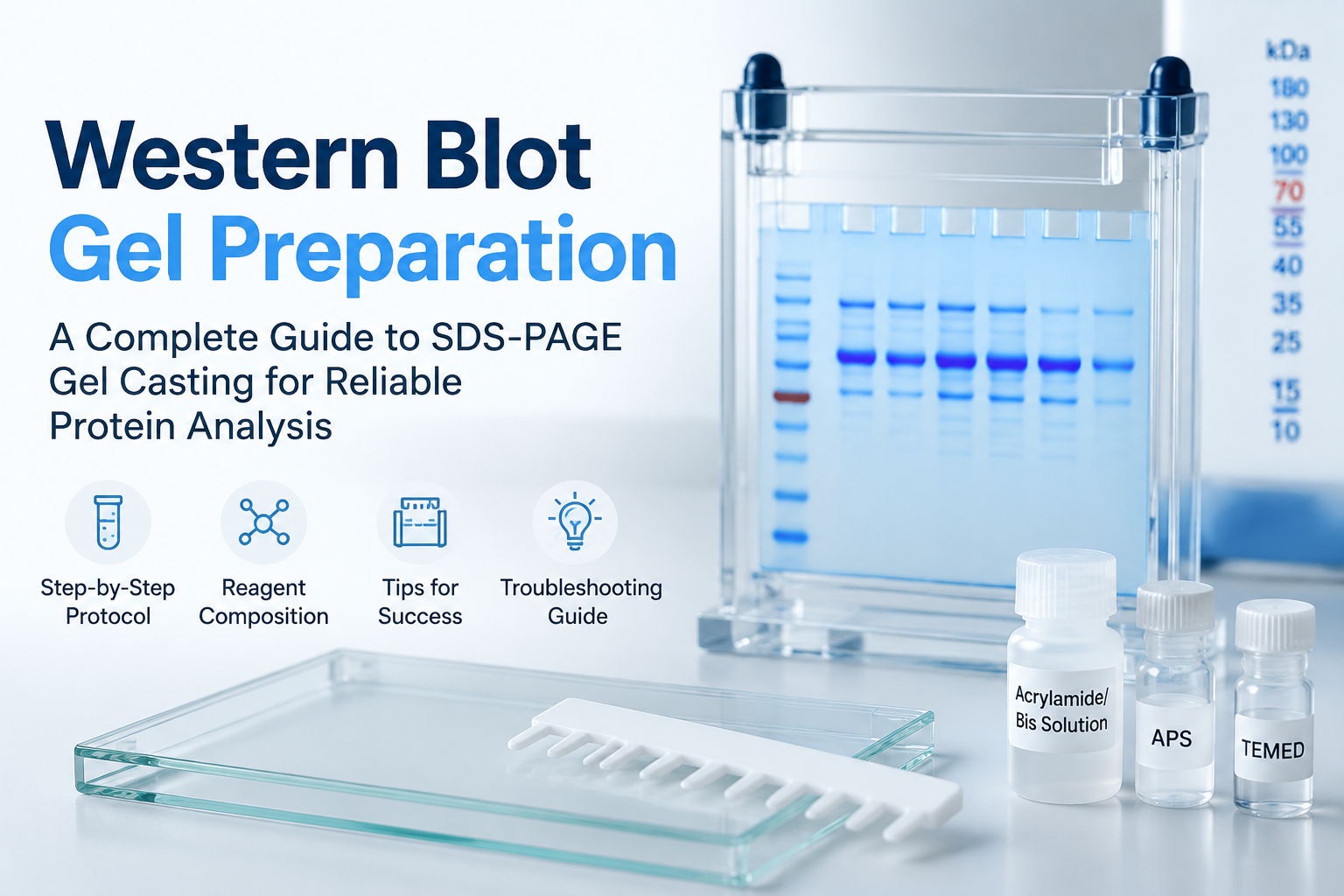 Western Blot Gel Preparation: A Complete Guide to SDS-PAGE Gel Casting for Reliable Protein Analysis