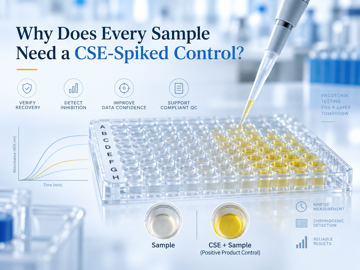 Why Does Every Sample Need a CSE-Spiked Control in a Kinetic Chromogenic Endotoxin Test?