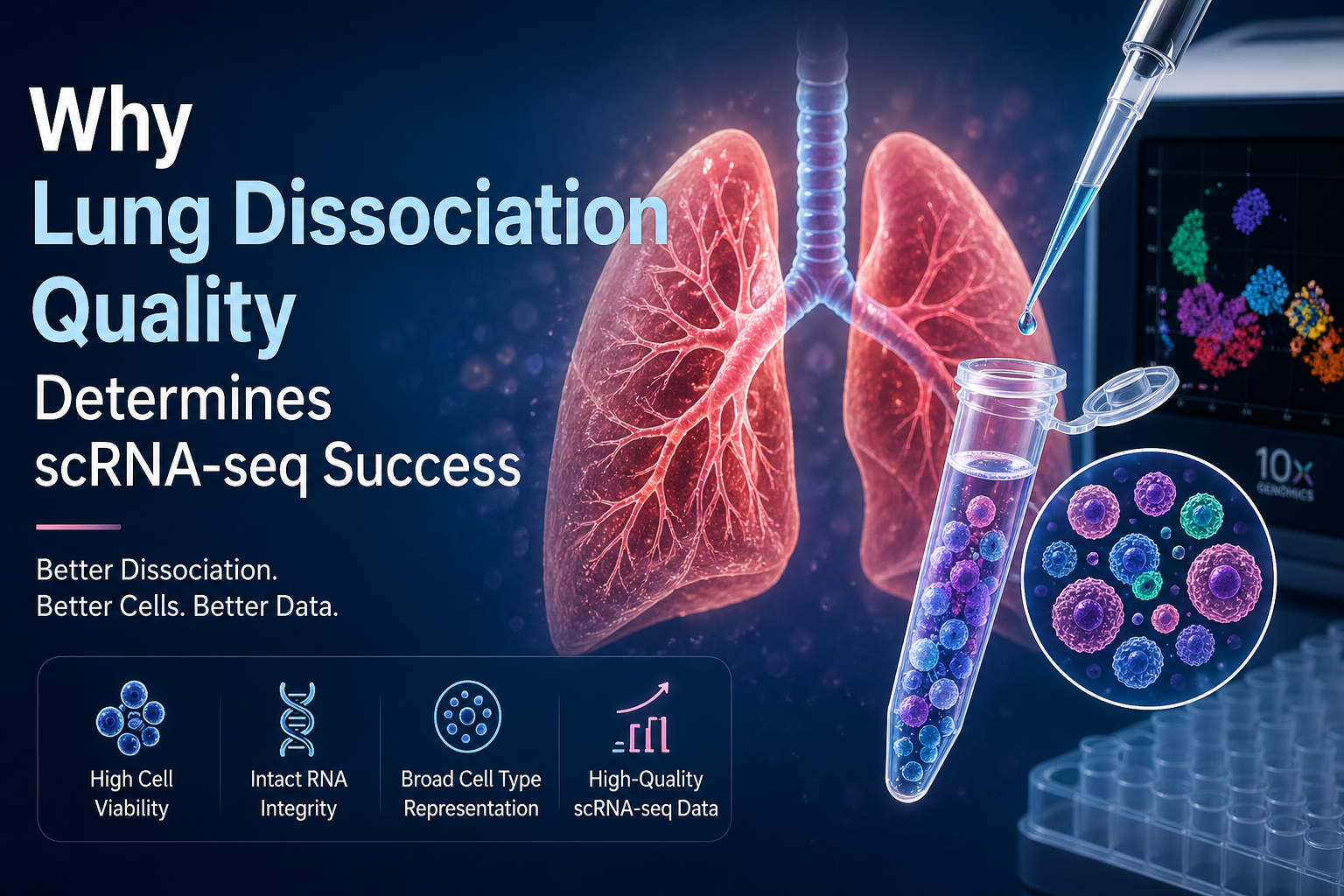 Why Lung Dissociation Quality Determines scRNA-seq Success
