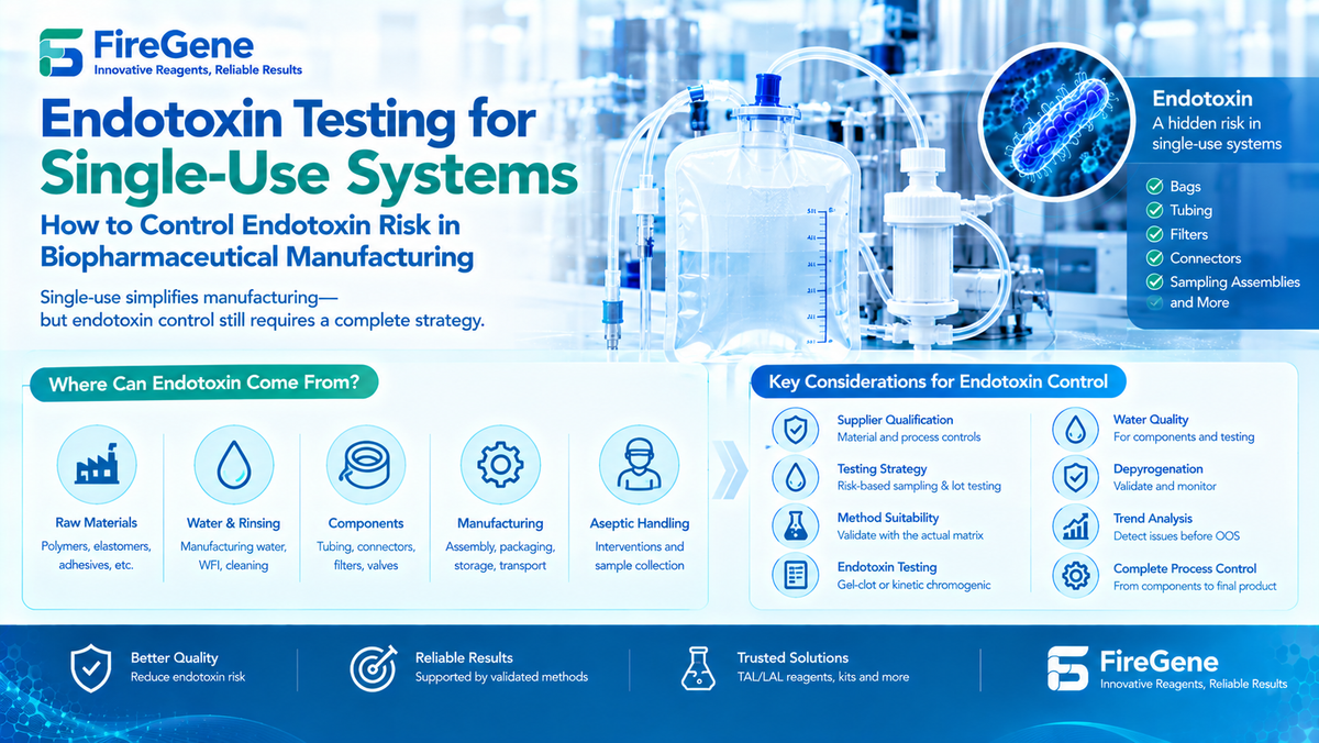 Endotoxin Testing for Single-Use Systems: How to Control Endotoxin Risk in Biopharmaceutical Manufacturing