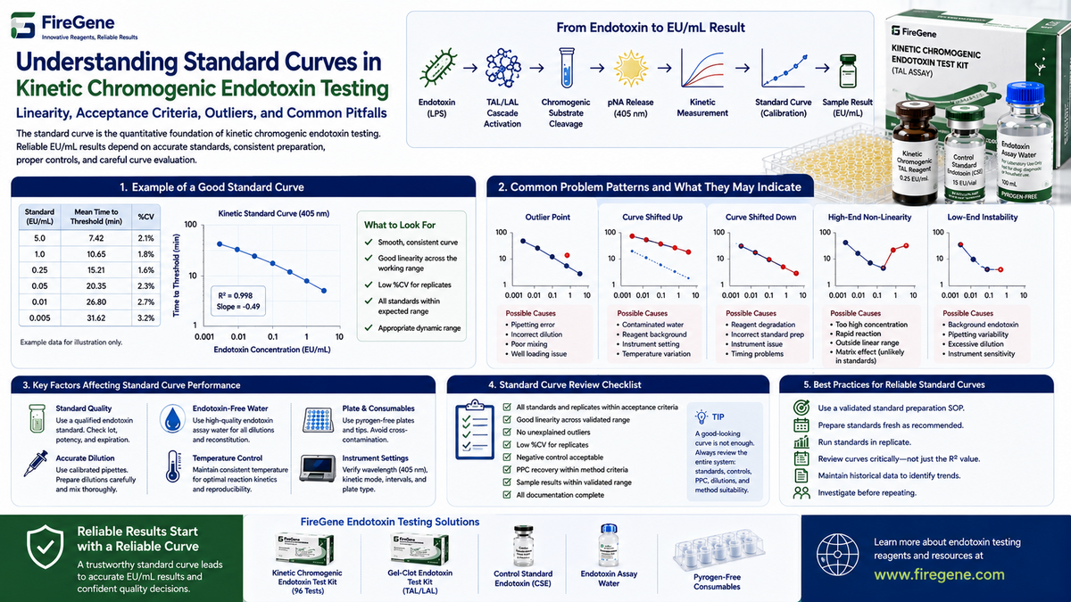 Understanding Standard Curves in Kinetic Chromogenic Endotoxin Testing: Linearity, Acceptance Criteria, Outliers, and Common Pitfalls