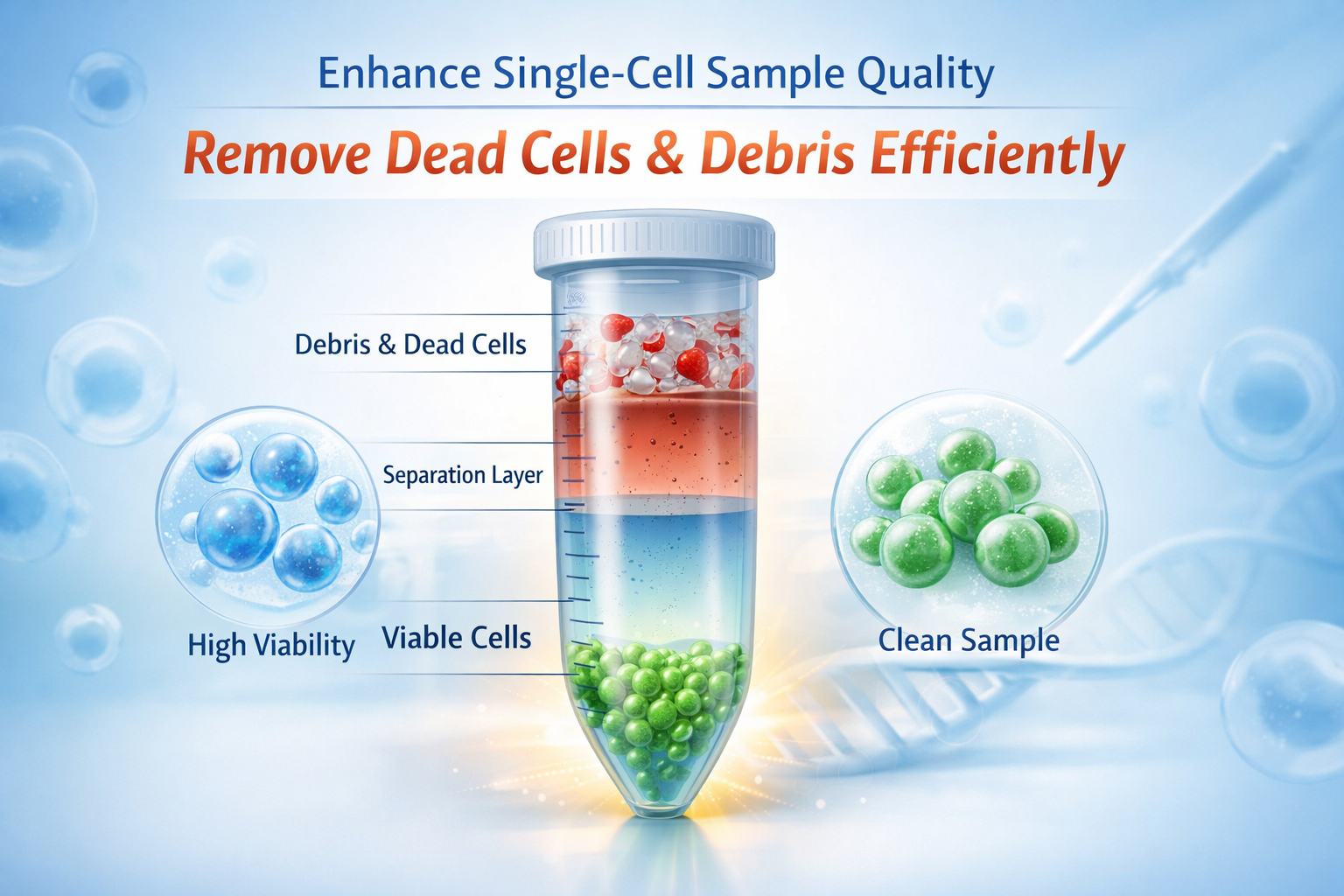 FireGene Dead Cell Debris & Impurities Removal Kit: Enhance Single-Cell Sample Quality and Viability
