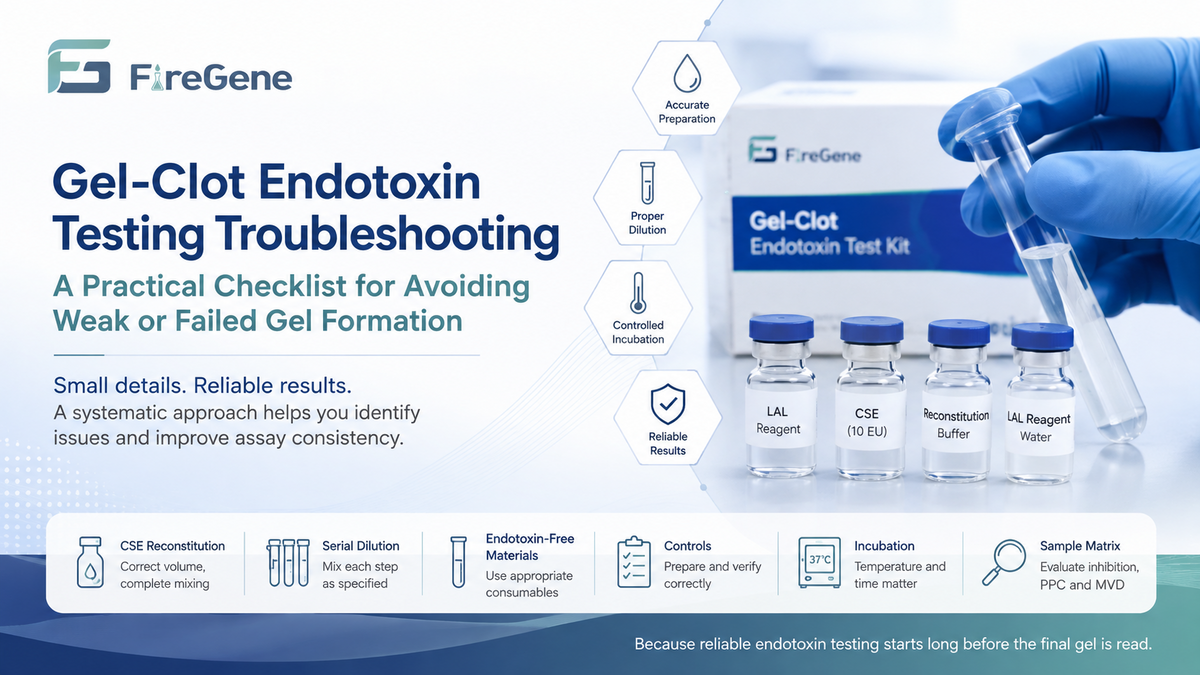 Gel-Clot Endotoxin Testing Troubleshooting: A Practical Checklist for Weak or Failed Gel Formation