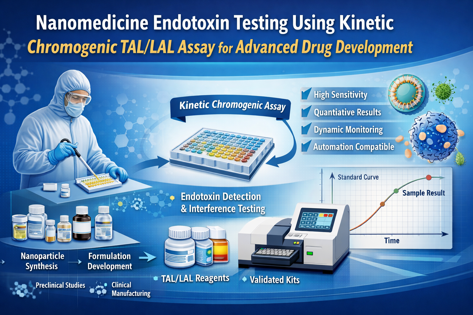 Nanomedicine Endotoxin Testing Using Kinetic Chromogenic TAL/LAL Assay for Advanced Drug Development